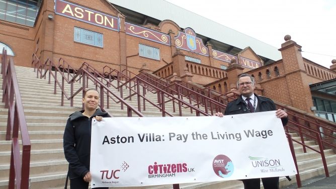 Aston Villa Living Wage
