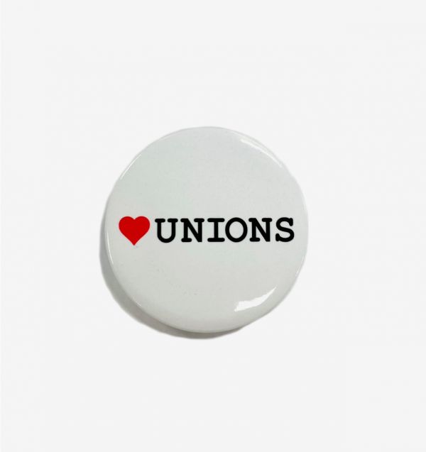 Round HeartUnions badge