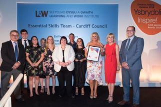 The Essential Services team won an inspire award