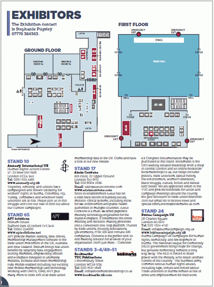 Exhibitor list 