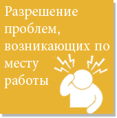 Разрешение проблем, возникающих по месту работы
