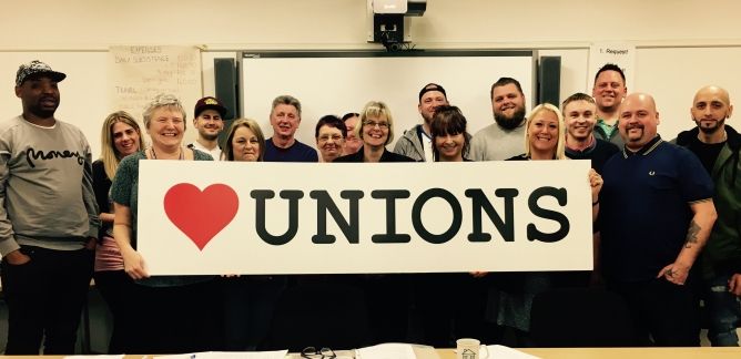 USDAW shows the love