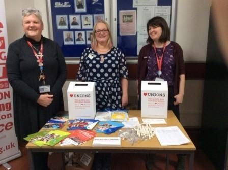 Bradford Royal Infirmary Unison Stall