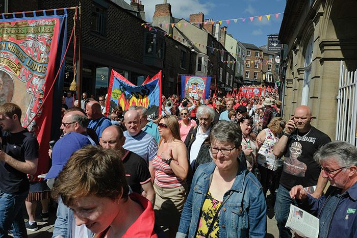 Durham Miners' Gala. Photo by Ian Forsyth/Getty Images