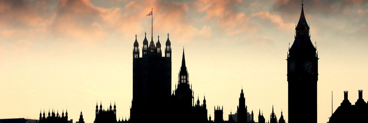 Palace of Westminster silhouette