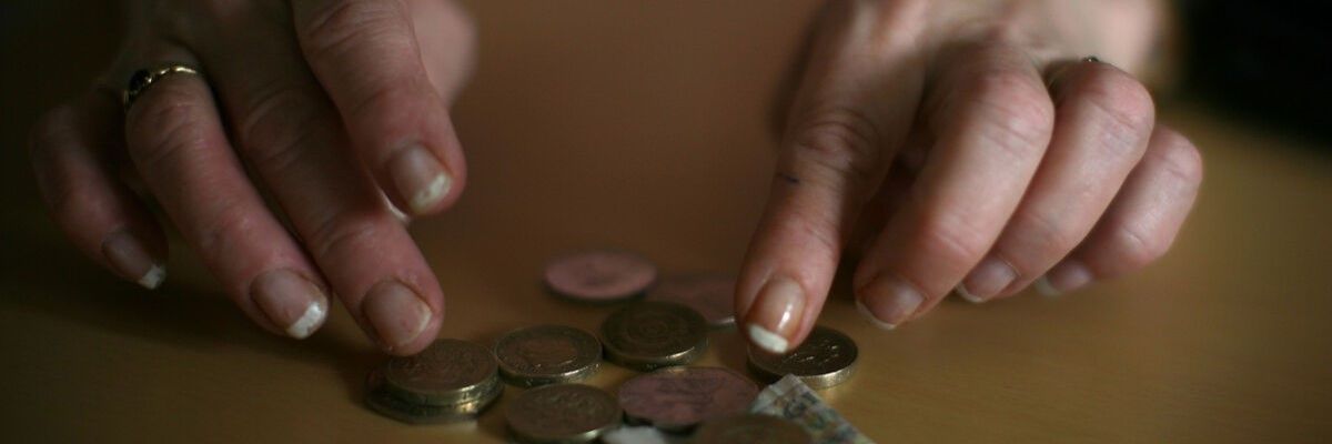 Pensioner counts small change