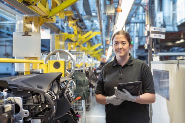 Woman in factory 