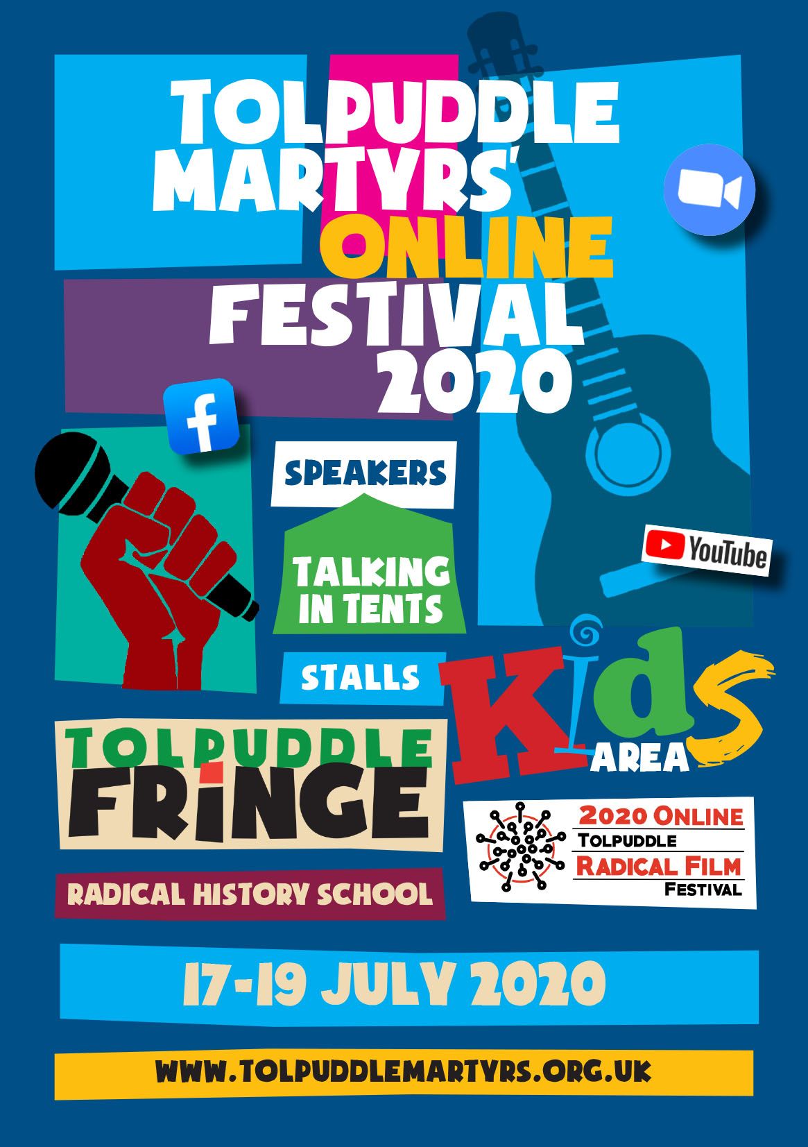 Tolpuddle Martyrs Festival_blue poster