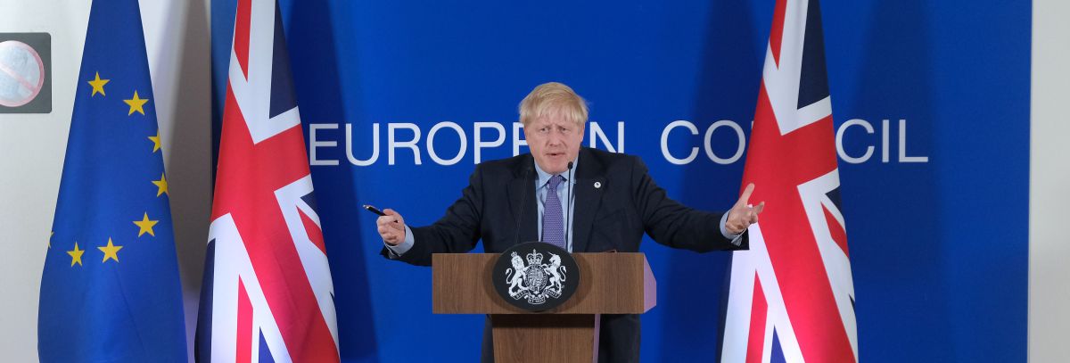 Boris Johnson at the European Commission