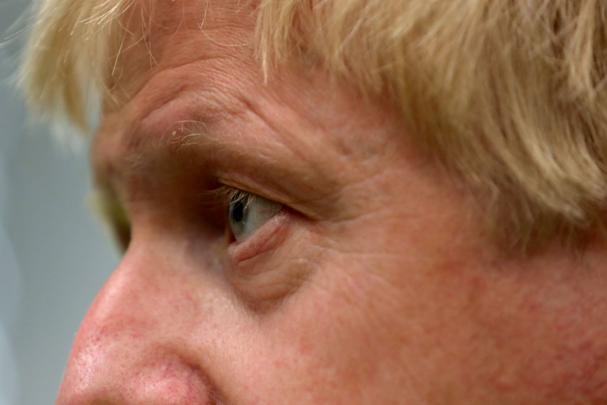 Close up of Boris Johnson