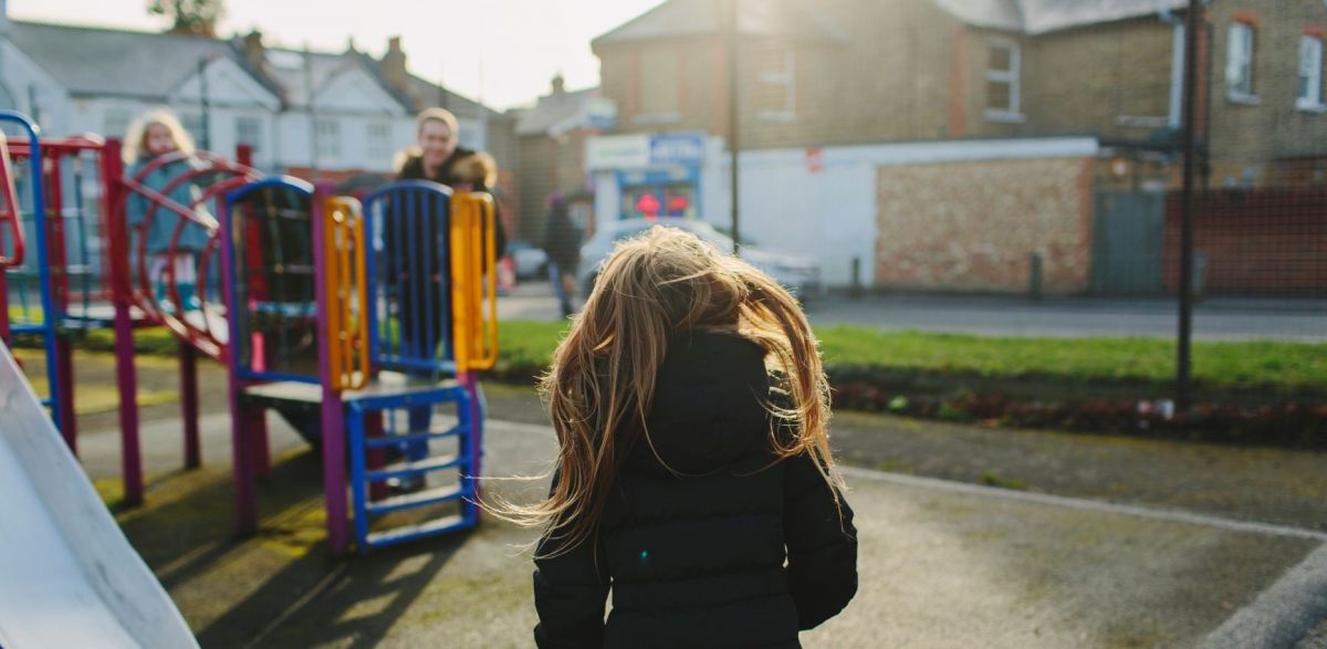 child in park