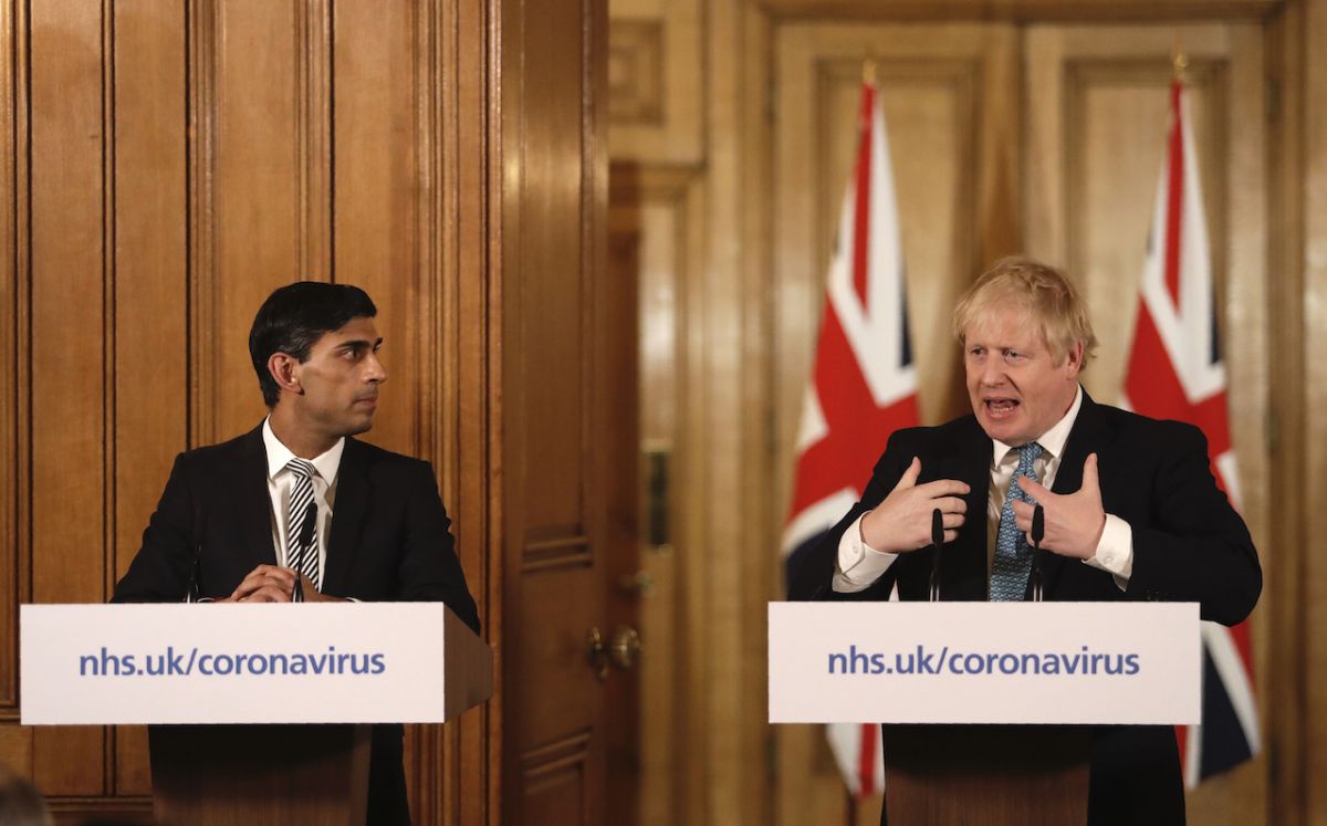 Rishi Sunak and Boris Johnson