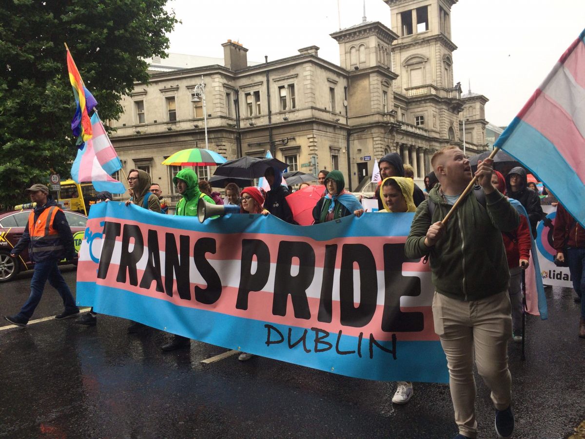 Trans pride march