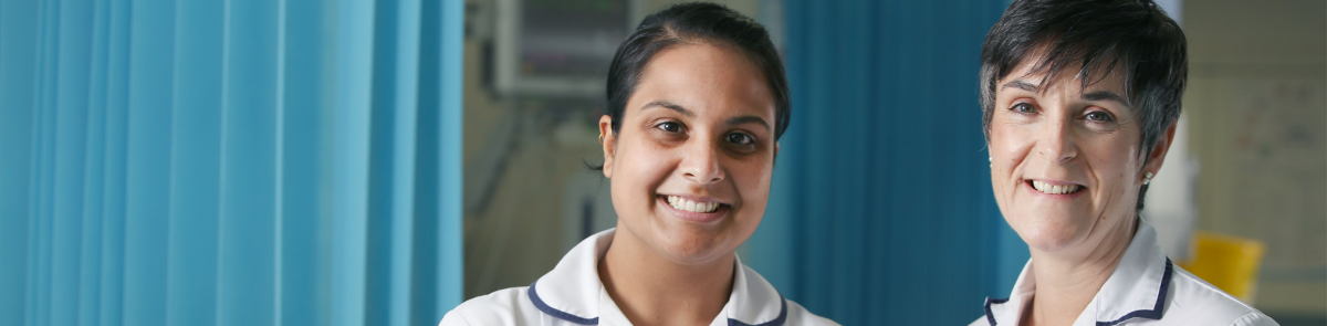 Two female physiotherapy staff