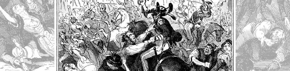 Peterloo Massacre by Hablot Knight Browne