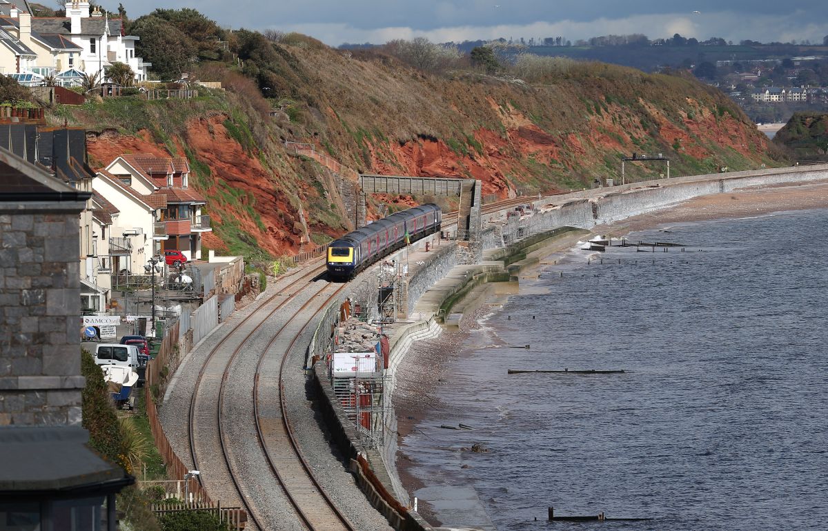 A coastal train
