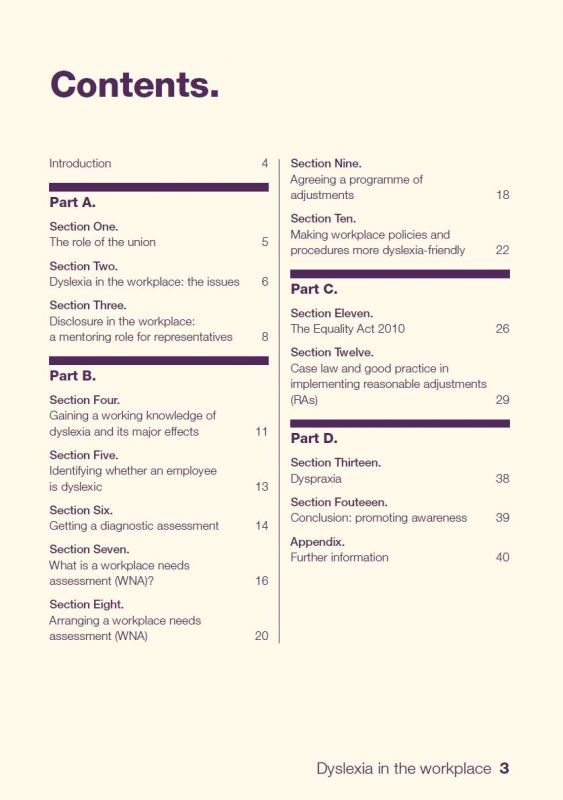 Dyslexia in the Workplace - a TUC guide (3rd edition) | TUC