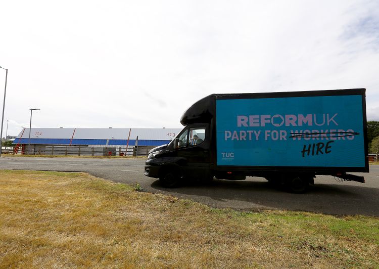ad van party for fire graphic