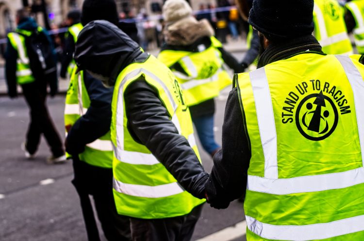 Stand up to Racism volunteers