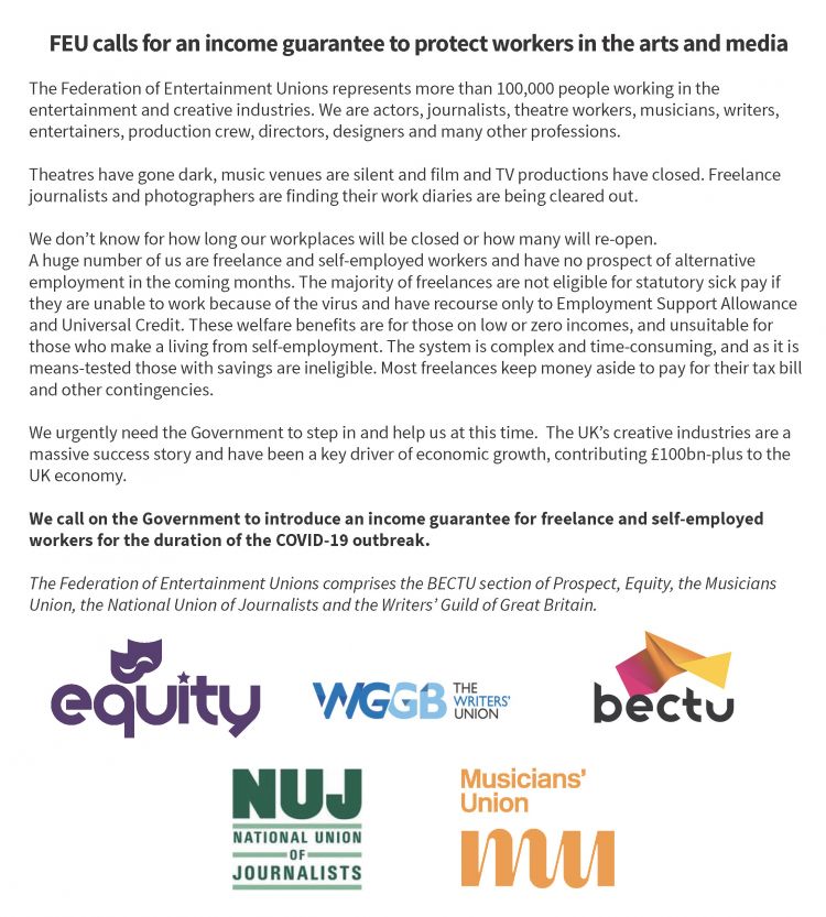 Image with FEU statement