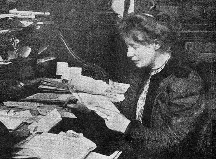 A photo of Mary Macarthur, founder of the National Federation of Women Workers, from one of the TUC Library's exhibitions