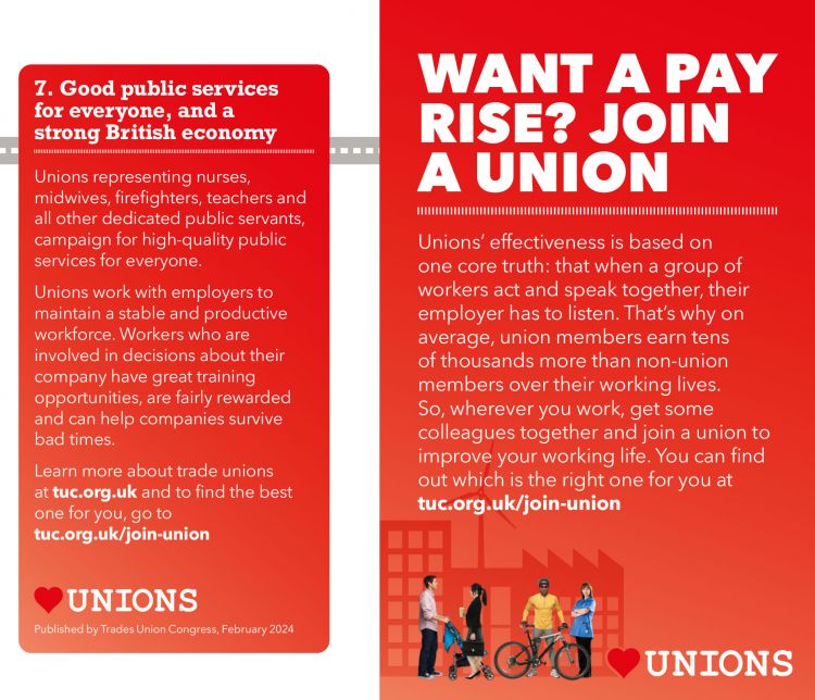 heart unions leaflet