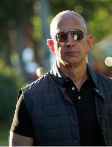 Executive pay: according to Forbes, Amazon CEO Jeff Bezos is worth $131bn © Drew Angerer/Getty Images