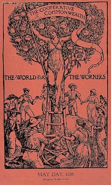 "The Cooperative Commonwealth", by Walter Crane. Reproduced 1926