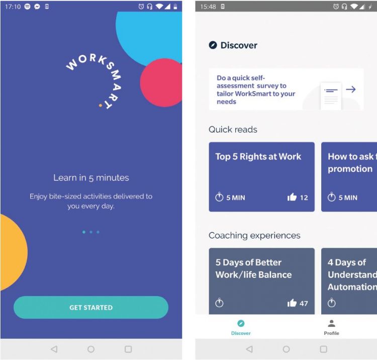 Screenshot WorkSmart