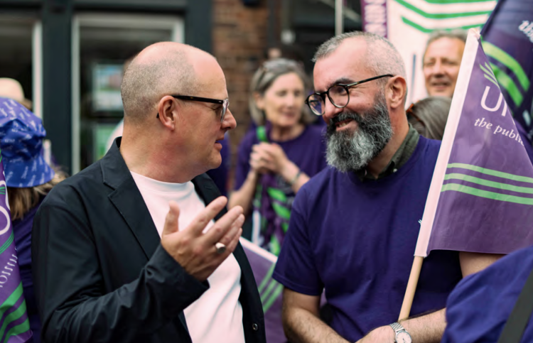 paul at durham miners gala