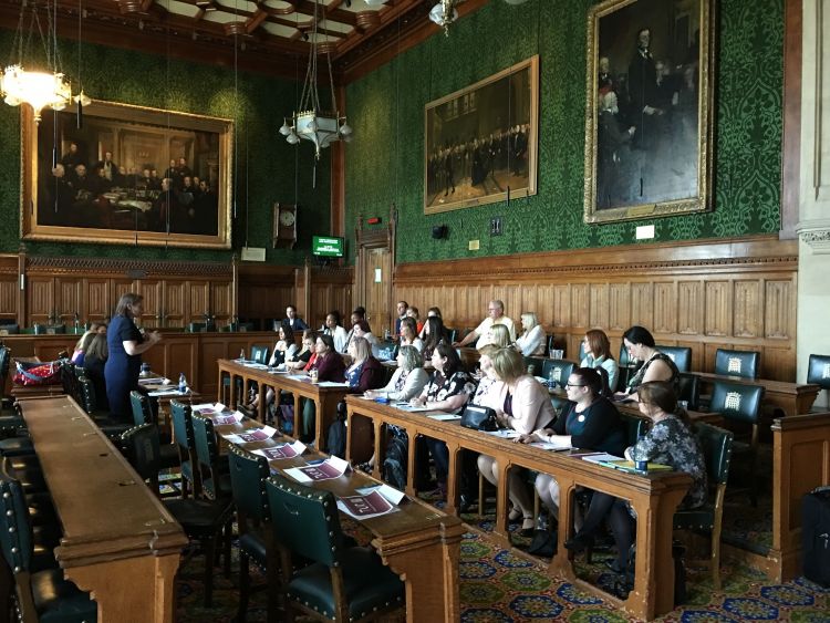Northern TUC’s 2018 women in leadership course participants at Westminster