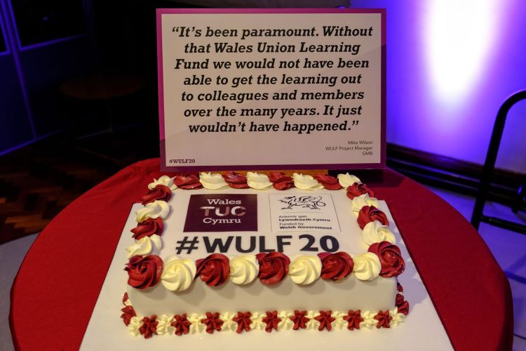 WULF celebration cake