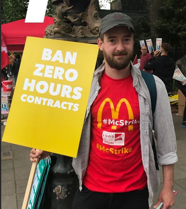 Ban zero hours contract demo photo