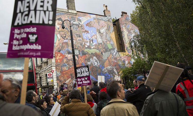 Rally To Commemorate The 80th Anniversary Of The Battle Of Cable Street. Photo by Jack Taylor/Getty Images
