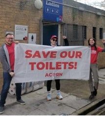 Photo: Community group Acorn campaign