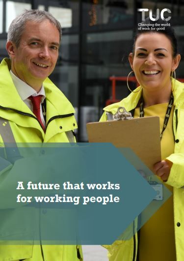 A future that works for working people - cover