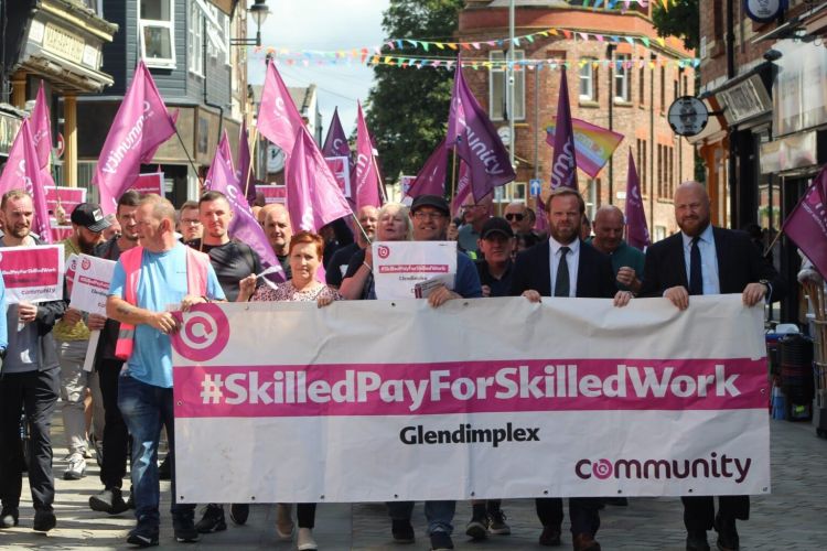 Glen Dimplex - peaceful picketing