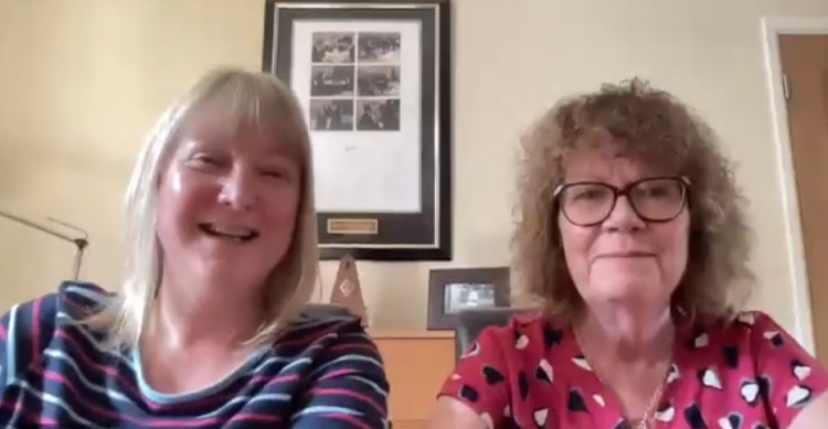 Kay Timbrell and Karen Linforth, TUC SW Reps of the Month for October 2023