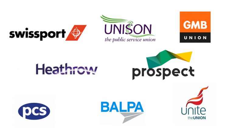 Logos - Unions and aviation sector