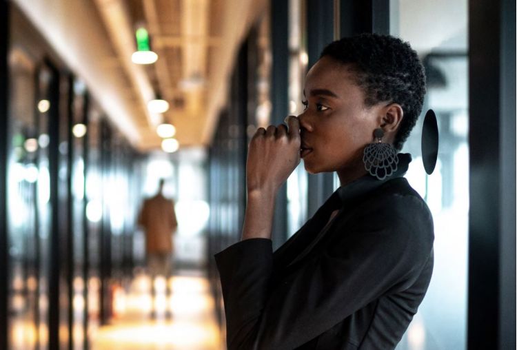 Photo: Women looking away