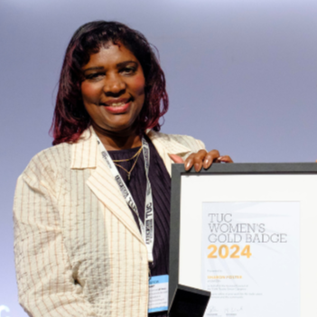Sharon Foster, TUC SW rep of the month for October 2024