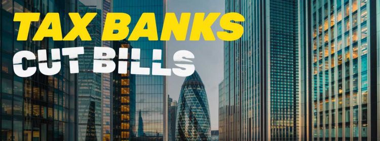 tax the banks poster
