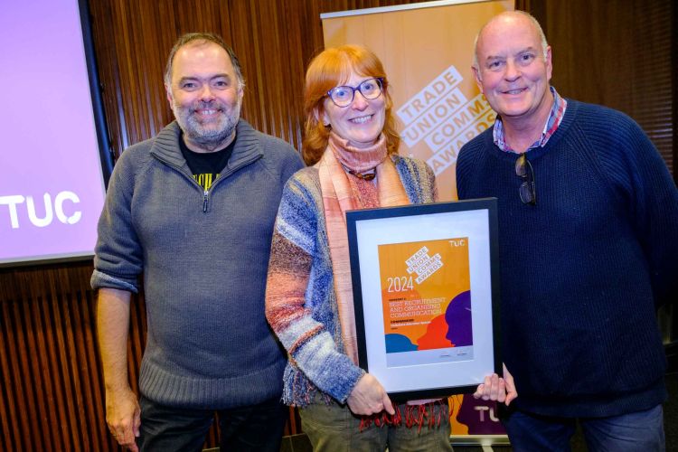 Unite team commended for training materials