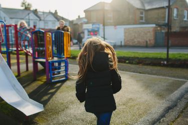 Child in playground
