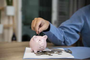 savings in a money pot