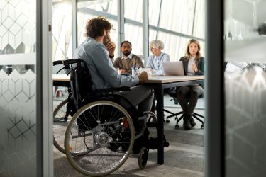 disabled worker