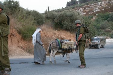 A checkpoint in Palestine