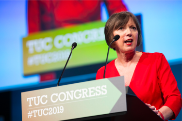 Frances O'Grady at Congress 2019