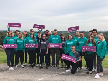 A group of young trade unionists