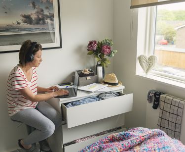 Woman on laptop